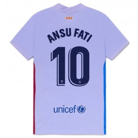 FC Barcelona Ansu Fati 10 Voetbalshirts Uit 2021-22